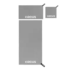 ORCUS - SET 3 TOALLAS DE MICROFIBRA GRIS