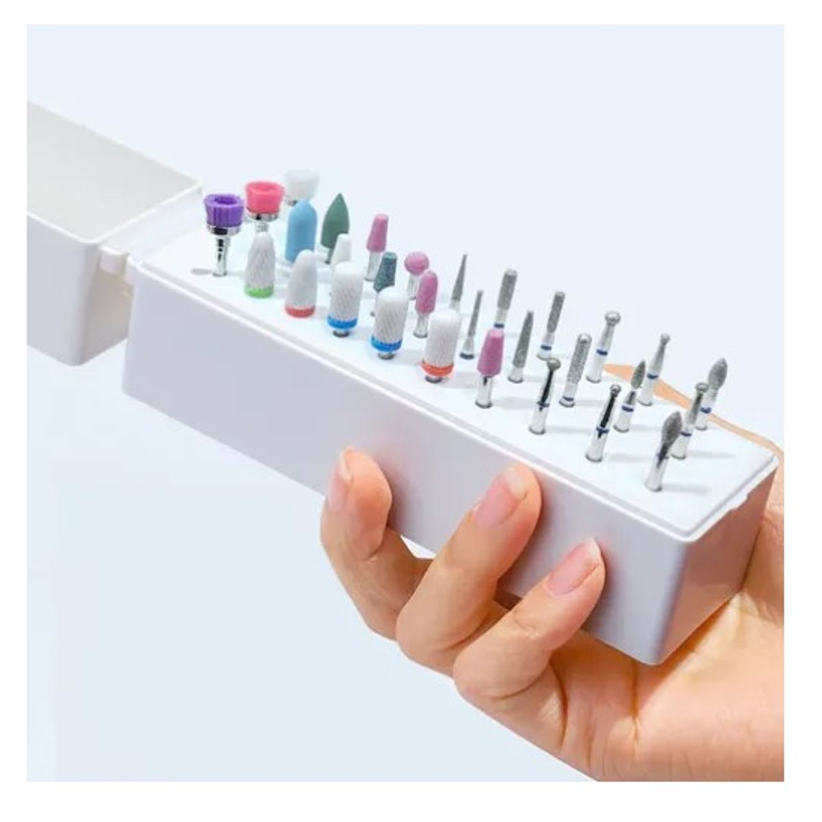 OFERTABKN - Juego Manicura Pedicura Broca Uña Cerámica Profesional 30pcs