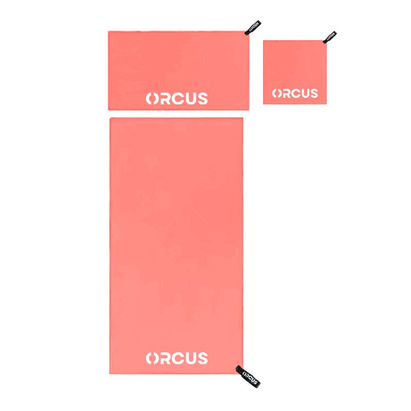 ORCUS - SET 3 TOALLAS DE MICROFIBRA ROSADO ORCUS