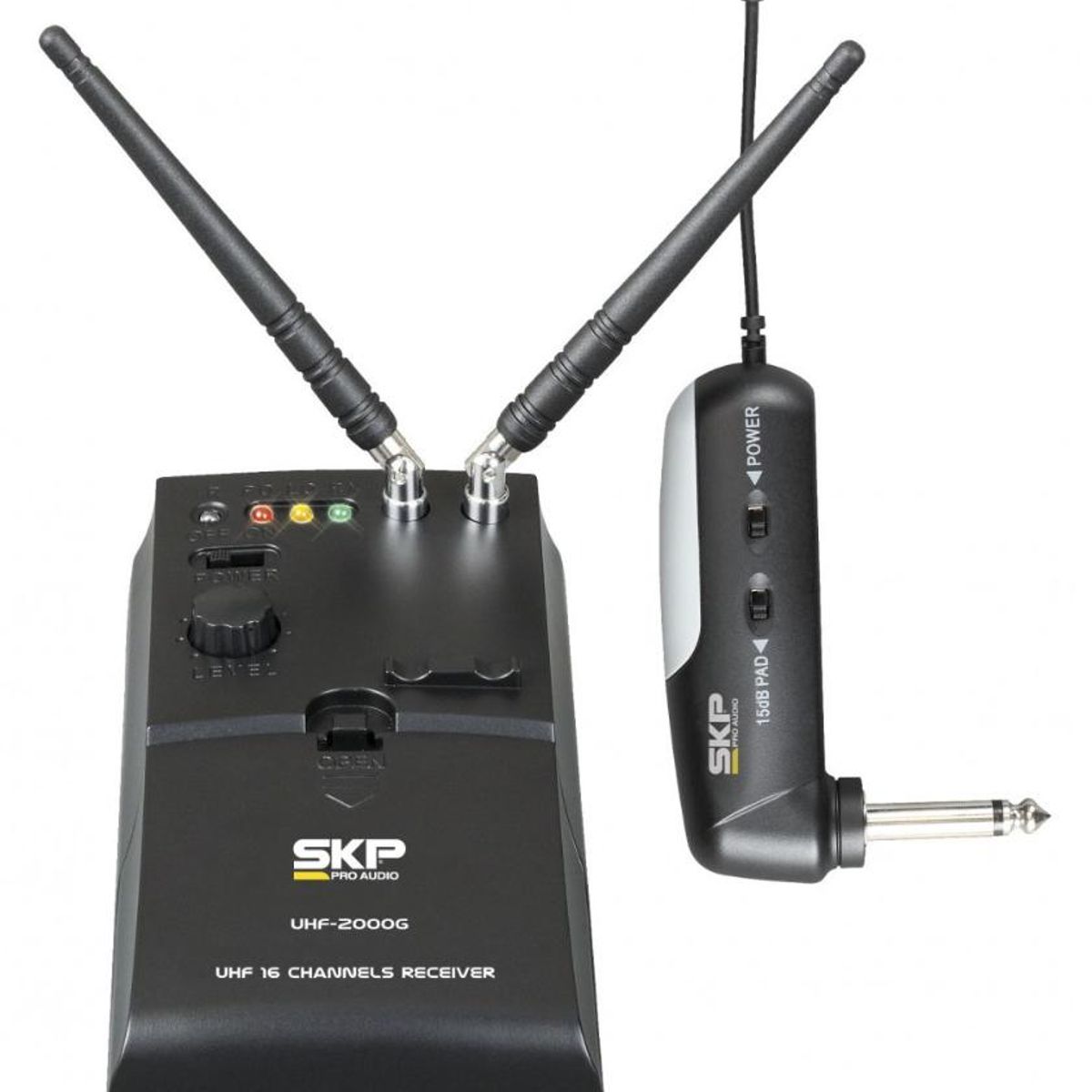 SKP - Micrófono de Instrumento SKP UHF-2000G - Negro