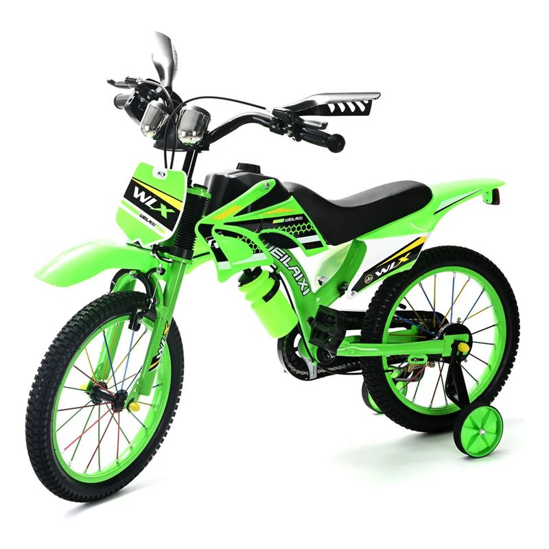 GENERICO - Bicicleta Aro 12 Bicimoto De Niña Con Sonido