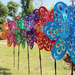 HOMESTAR - Remolino Decorativo Jardín Diseño Pavo Real - Violeta