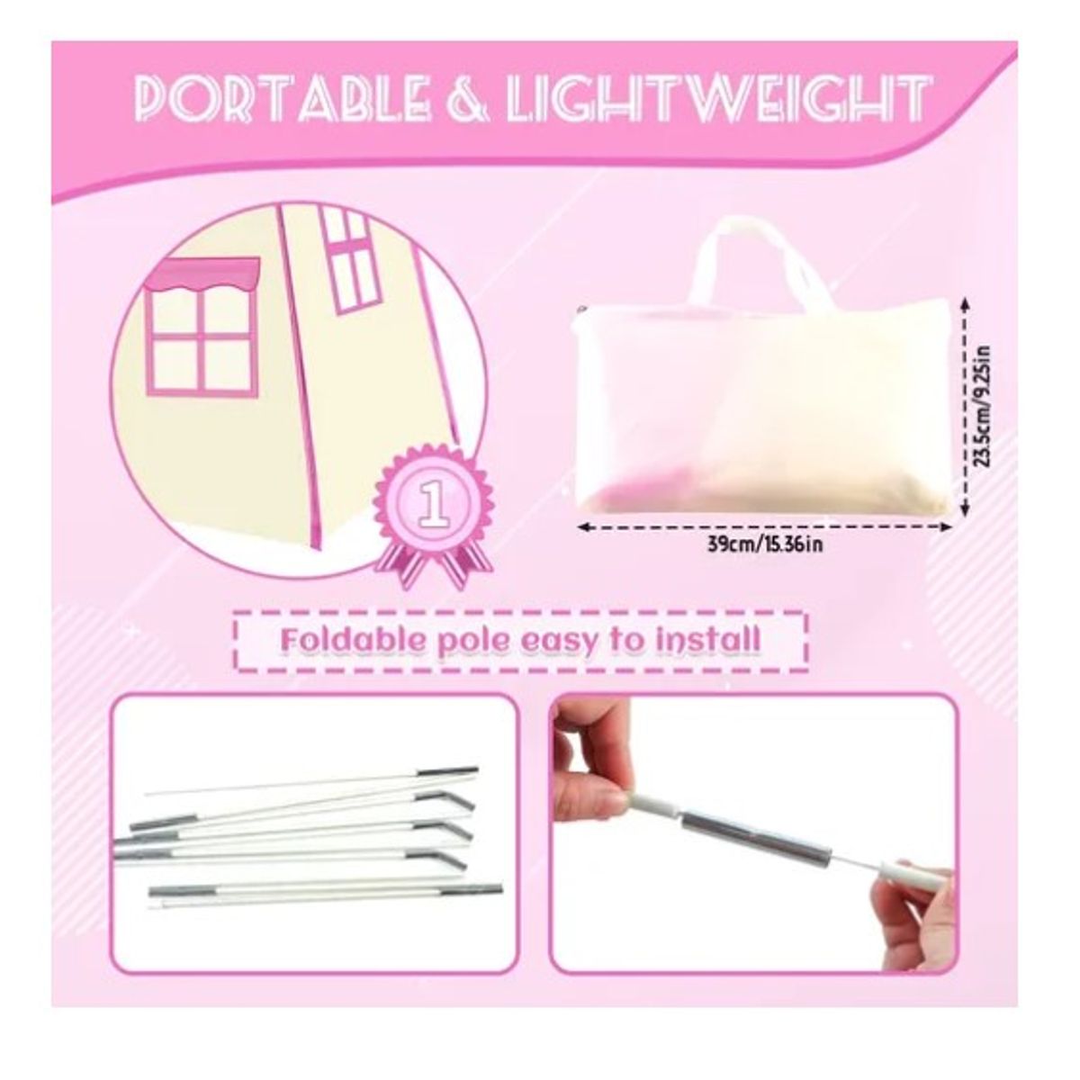 OFERTABKN - Castillo Infantil De Princesa Carpa De Juego Para Niñas