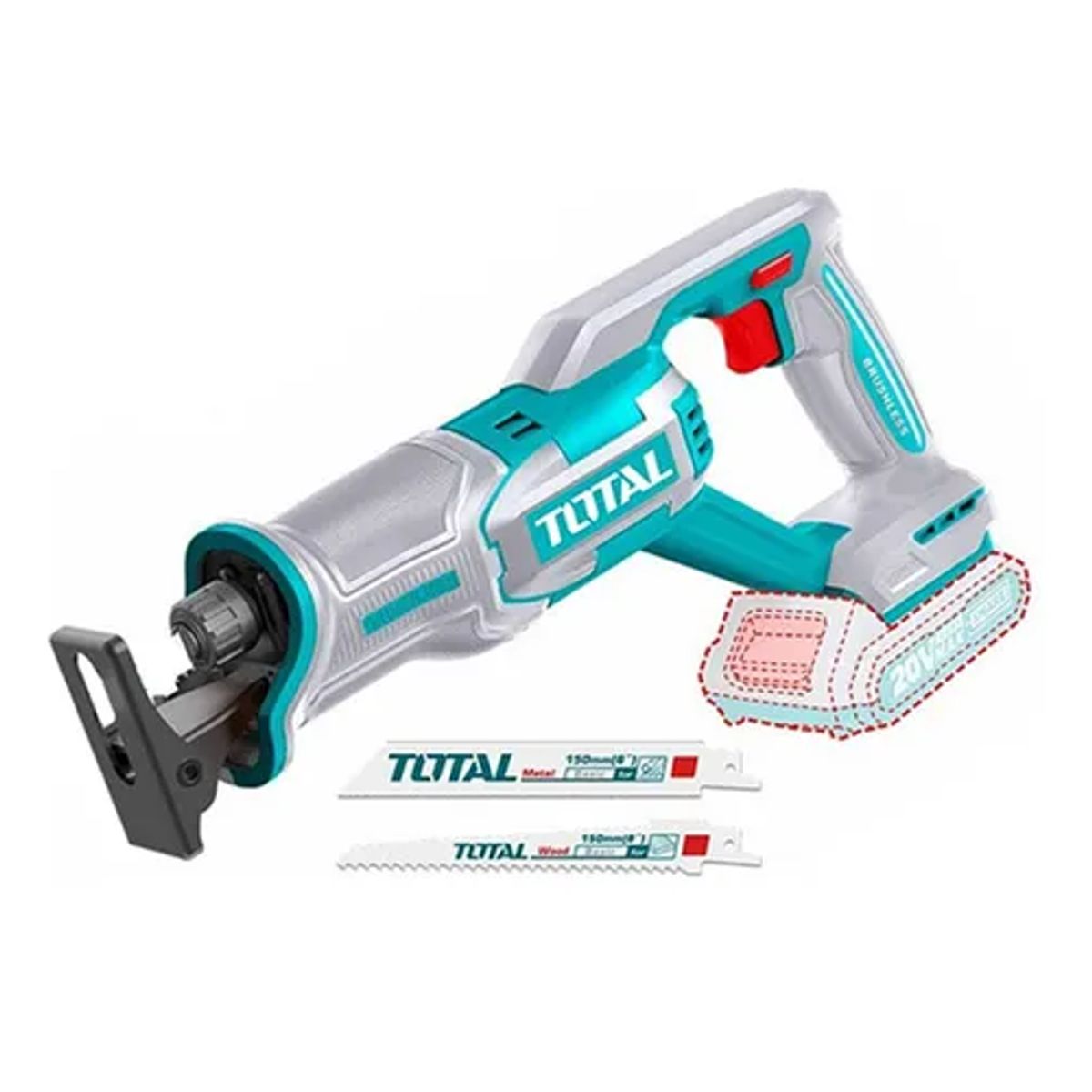 TOTAL TOOLS - Sierra Sable Inalámbrica 20v Total Trsli2108