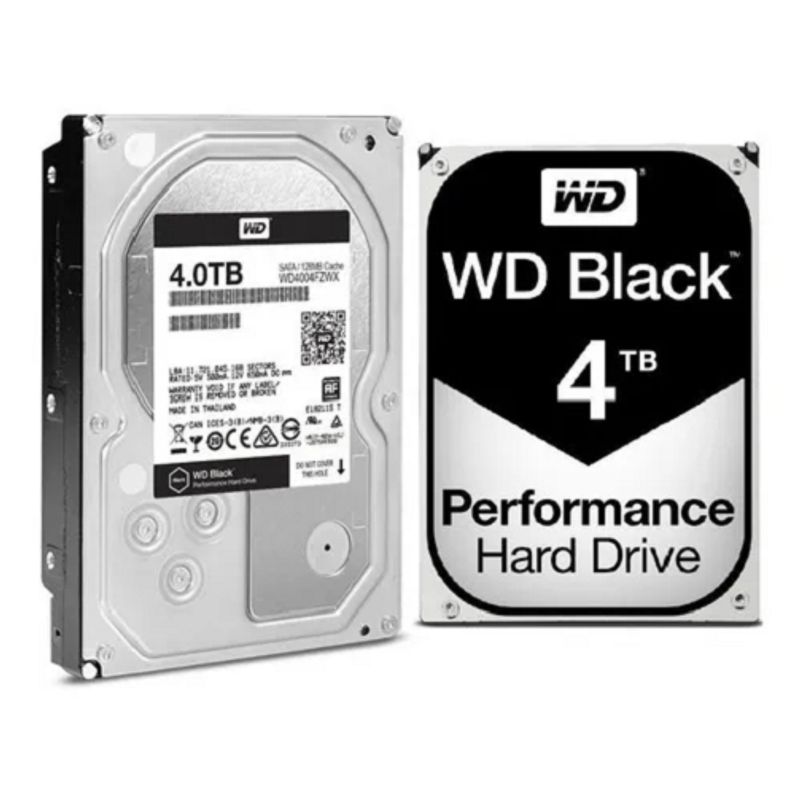 WESTERN DIGITAL - Disco Rigido Interno Wd 4tb Wd4004fzwx Black 128mb Cach - Bueno Reacondicionado