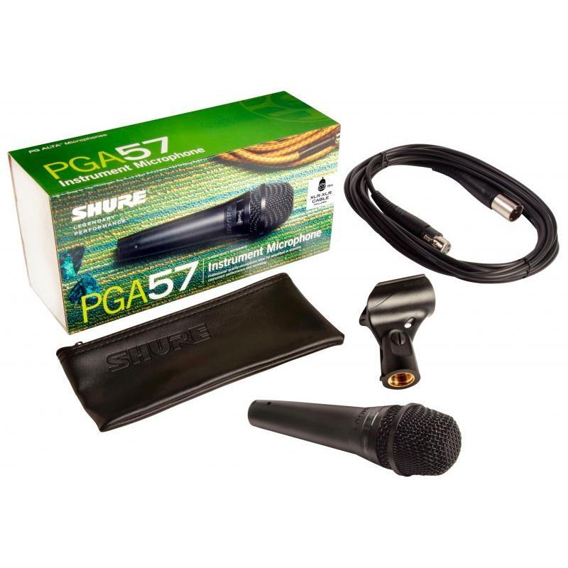 SHURE - Microfono de Instrumento Shure PGA57 - Negro