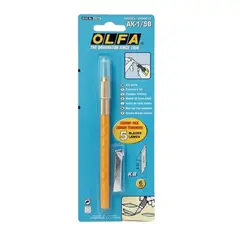 OLFA - Cuchillo Bisturí Tipo Lápiz Con Ángulo De 32° + 5 Rep