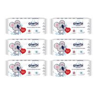 Wipes Toalla Húmeda 99% agua 80 - 6 paquetes 480 unidades