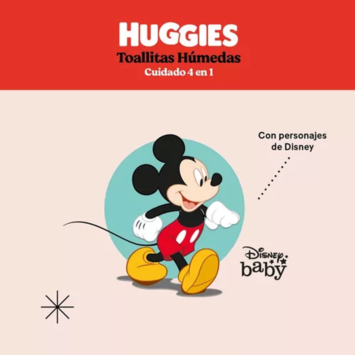 HUGGIES - Wipes  Toalla Húmeda Huggies 4en1 48 - Caja 12 paquetes 576 unidades