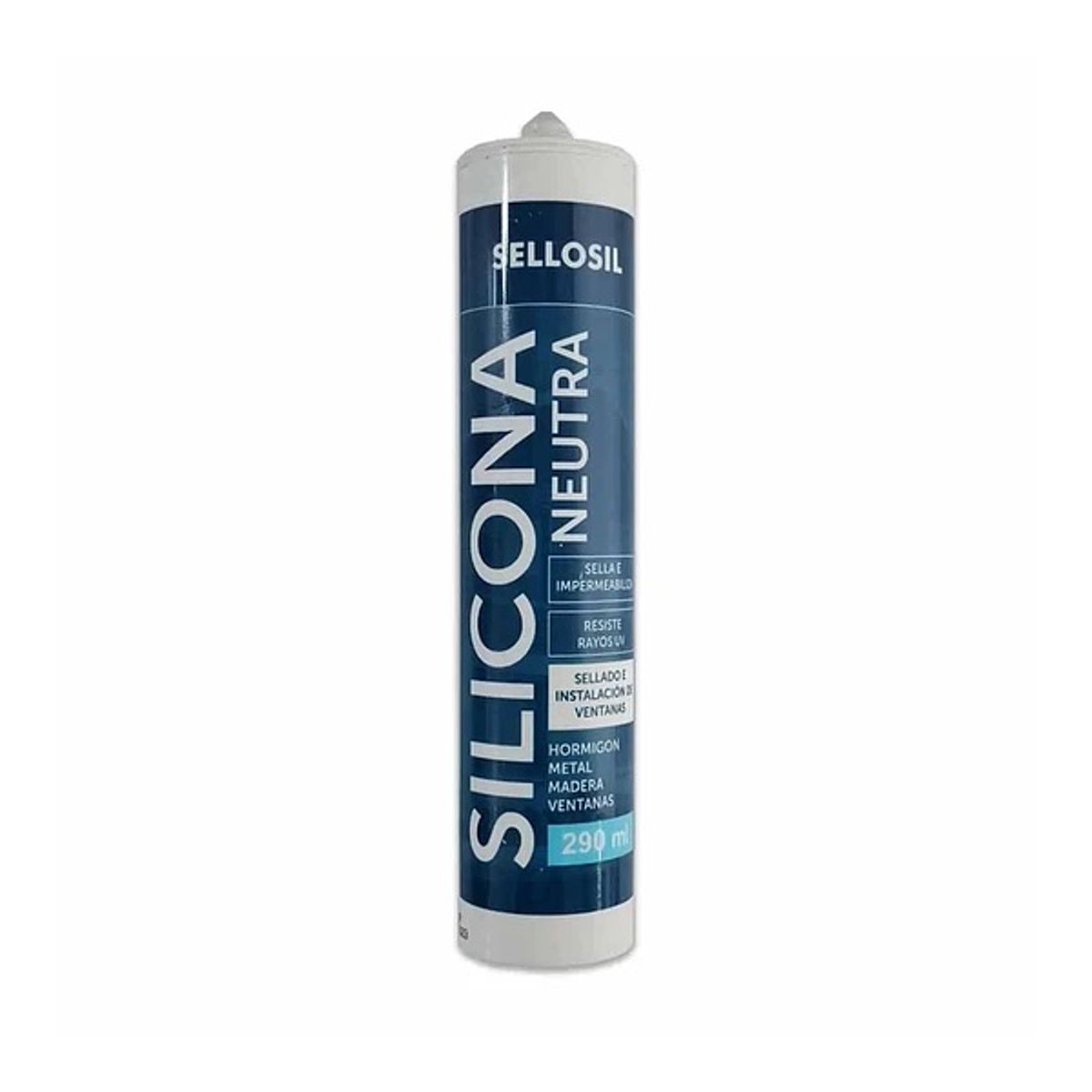 SELLOSIL - Silicona Neutra Para Ventanas Hormigon Metal Madera Sellosil LEGNO