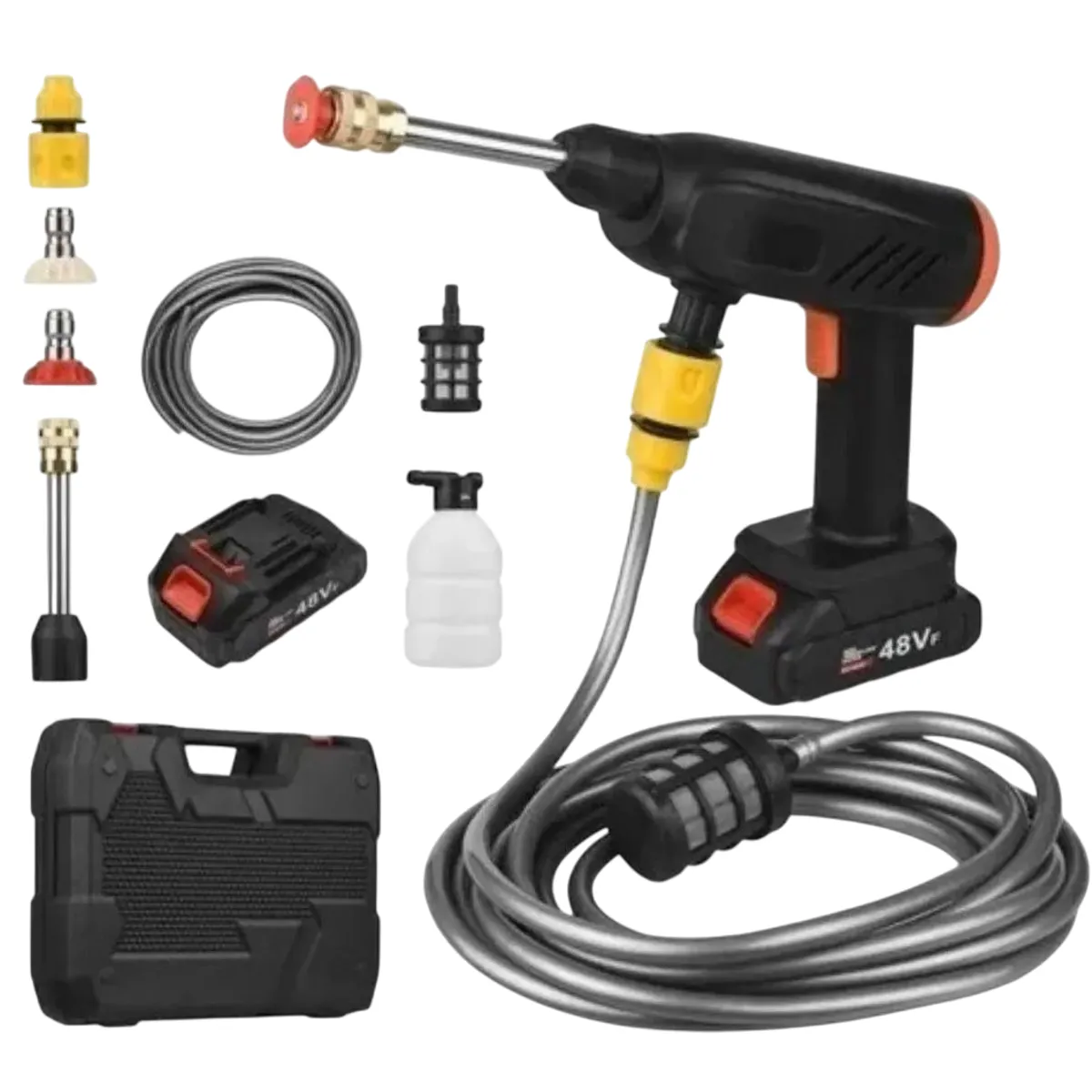 GENERICO - Hidrolavadora Portátil Inalámbrica Pistola Lavador