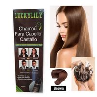 Shampoo Tinte Cubre Canas Color Castaño 400ml