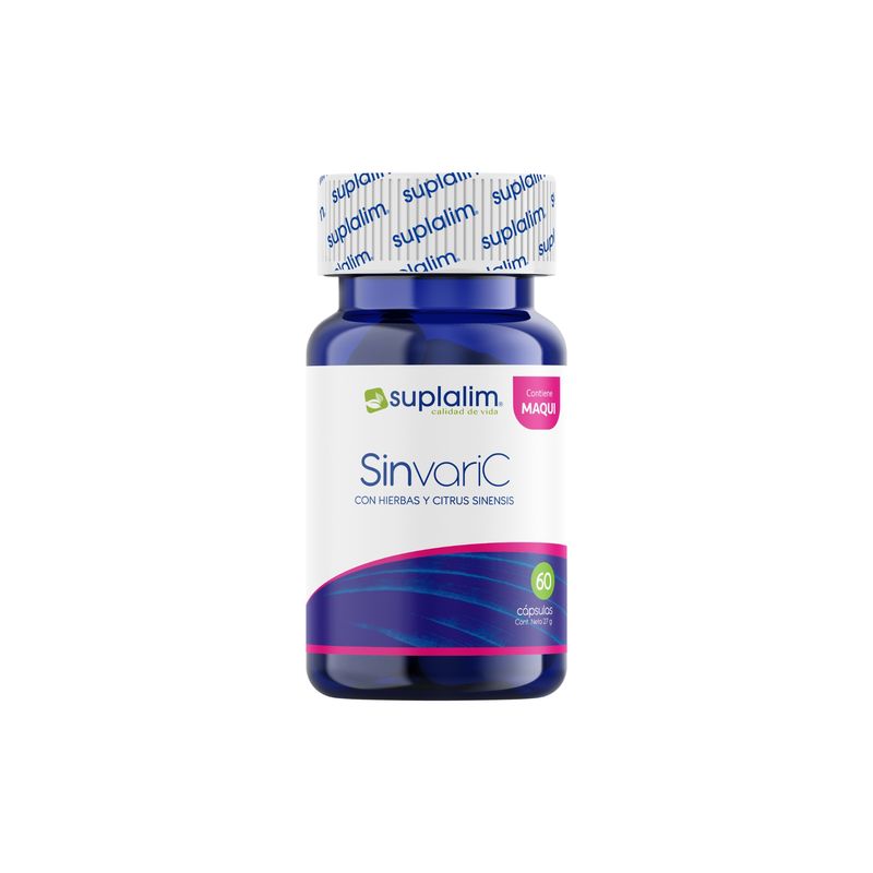 SUPLALIM - SinVaric – Suplemento con extractos vegetales para bienestar circulatorio - 60 cápsulas