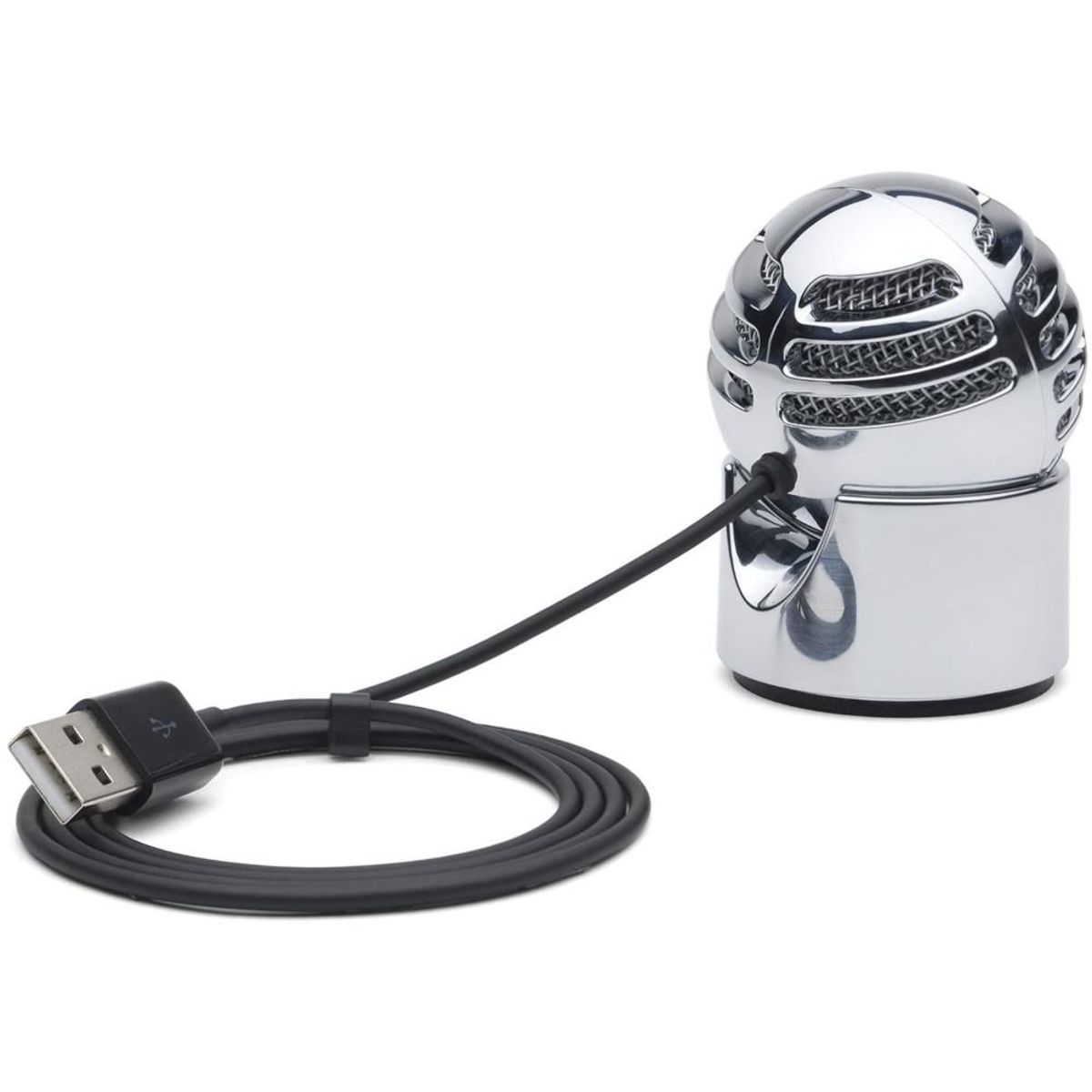 SAMSON - Microfono Condensador Samson Meteorite Ball USB - Plateado