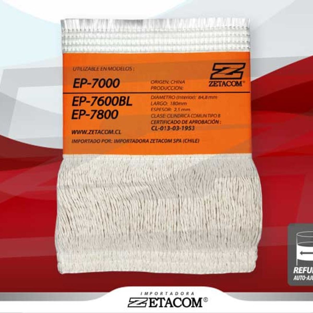 GENERICO - MECHA ESTUFA MODELO EP7000EP7600BLEP7800 ZETACOM