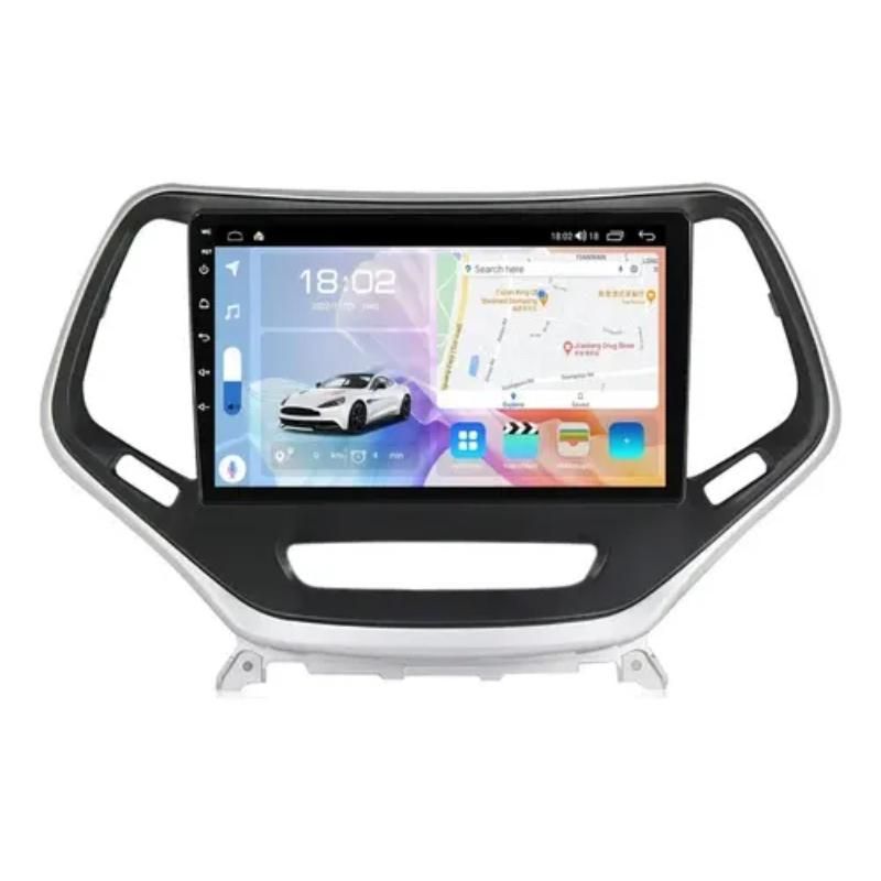 GENERICO - Bisel Radio Pantalla Jeep Cherokee 2016 a 2020 10.1pul