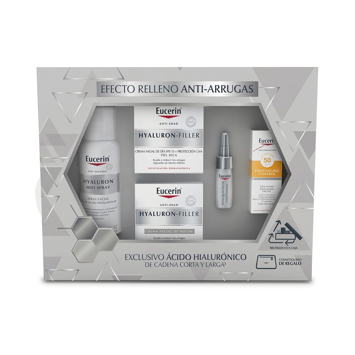 EUCERIN - Set De Rutina Antiedad Hyaluron Filler Piel Seca Eucerin