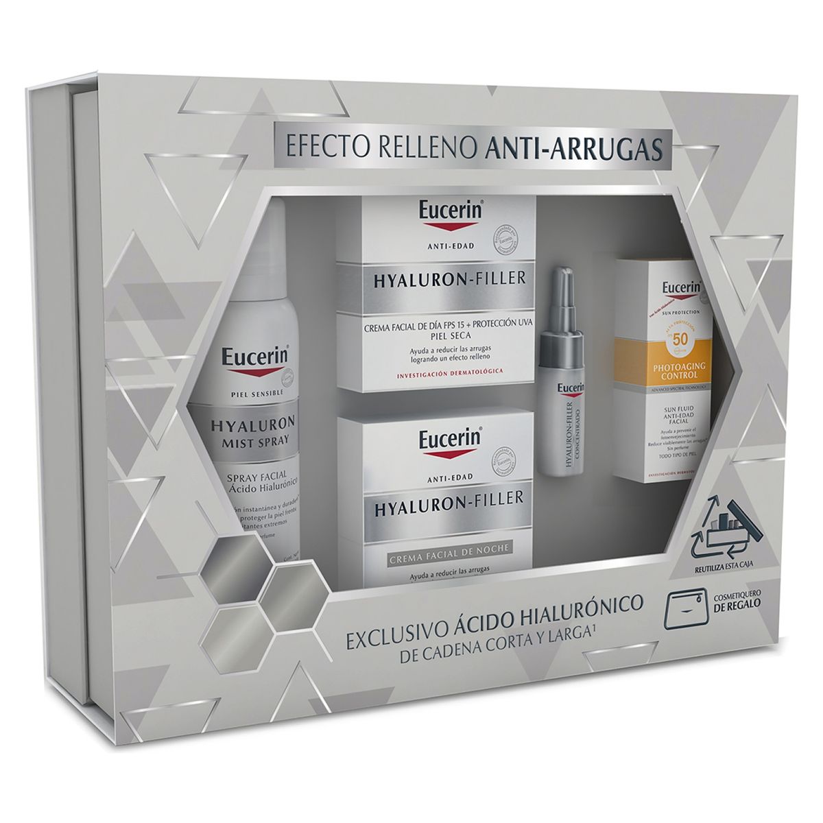 EUCERIN - Set De Rutina Antiedad Hyaluron Filler Piel Seca Eucerin