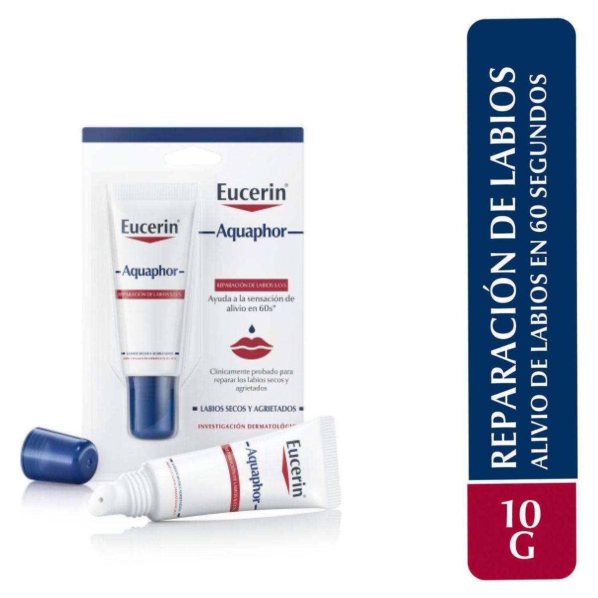 EUCERIN - EUCERIN Bálsamo Labial Aquaphor Reparador SOS 10ml