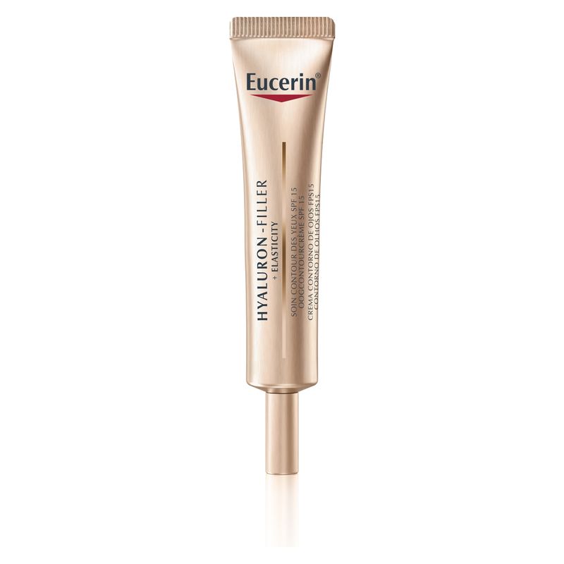 EUCERIN - Hyaluron Filler + Elasticity Eyes Crema Contorno de Ojos Antiarrugas 15ml  Eucerin