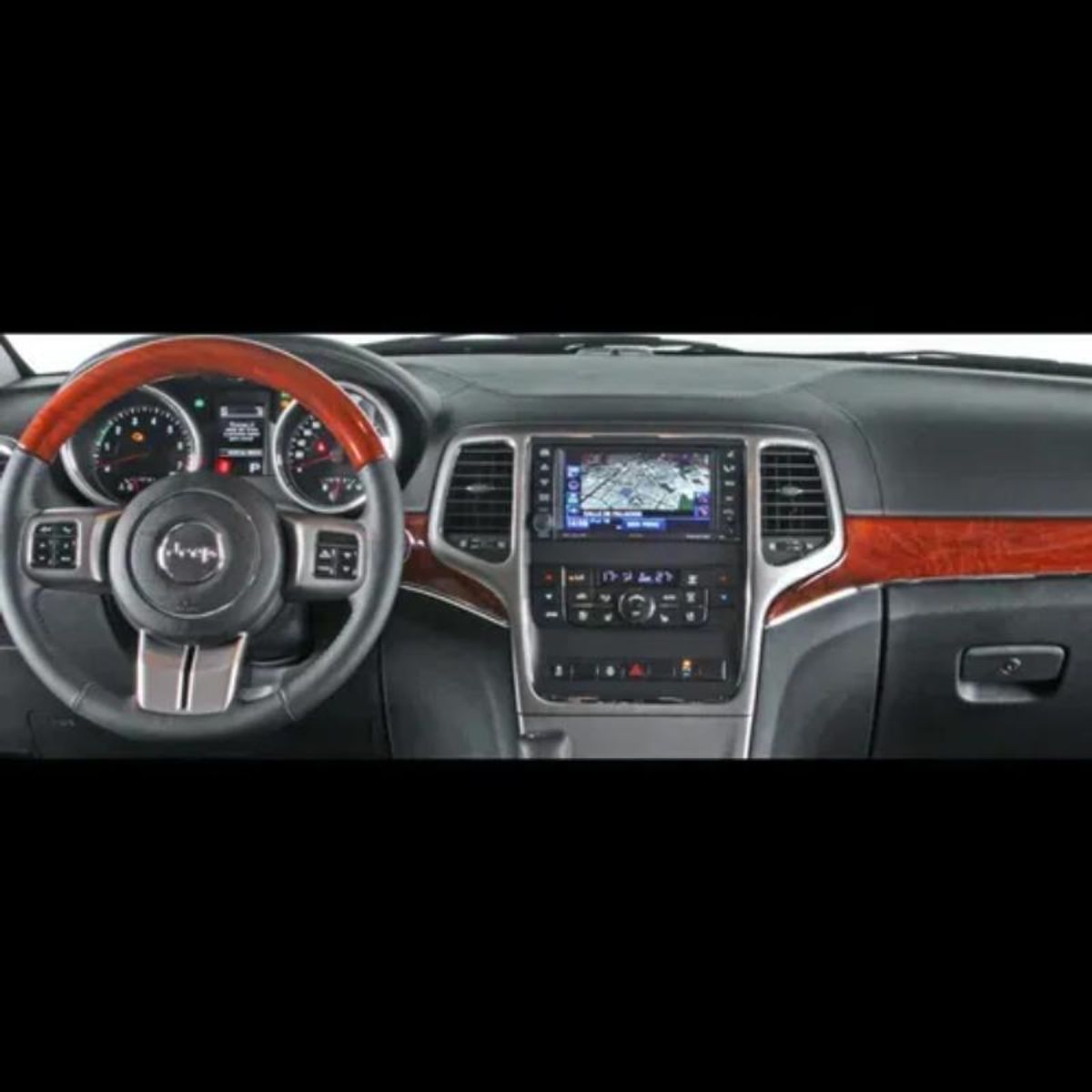 GENERICO - Bisel Adaptador Radio 9 PuLG Jeep Grand Cherokee 2008-2012
