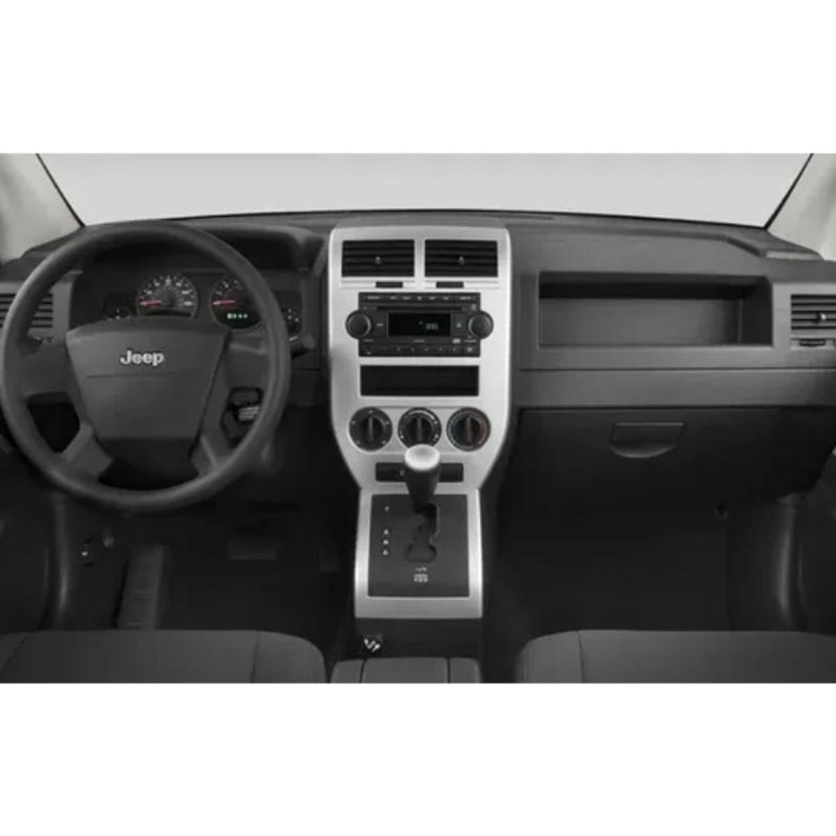 GENERICO - Bisel Adaptador Radio 10 Pulgadas Jeep Compass Año 2007-2009
