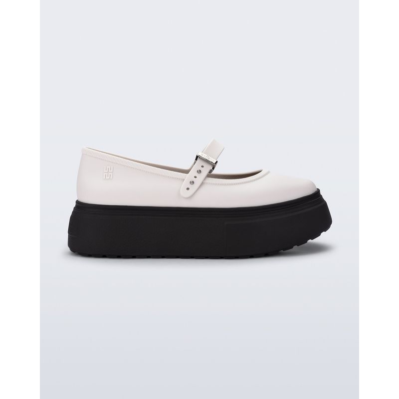 MELISSA - Melissa Soft Ballerina Platform Blanco Negro