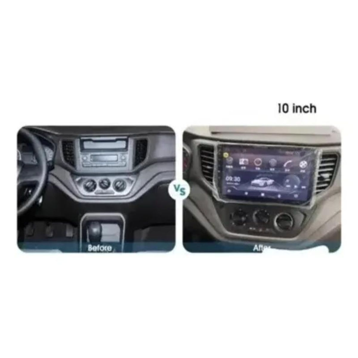 GENERICO - Adaptador De Radio Bisel Marco De Chevrolet N400 De 10puLG