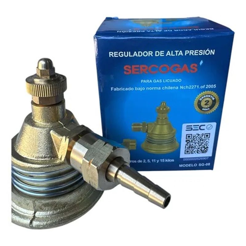 GENERICO - Regulador Alta Presion De Bronce Clasico Certificada SEC