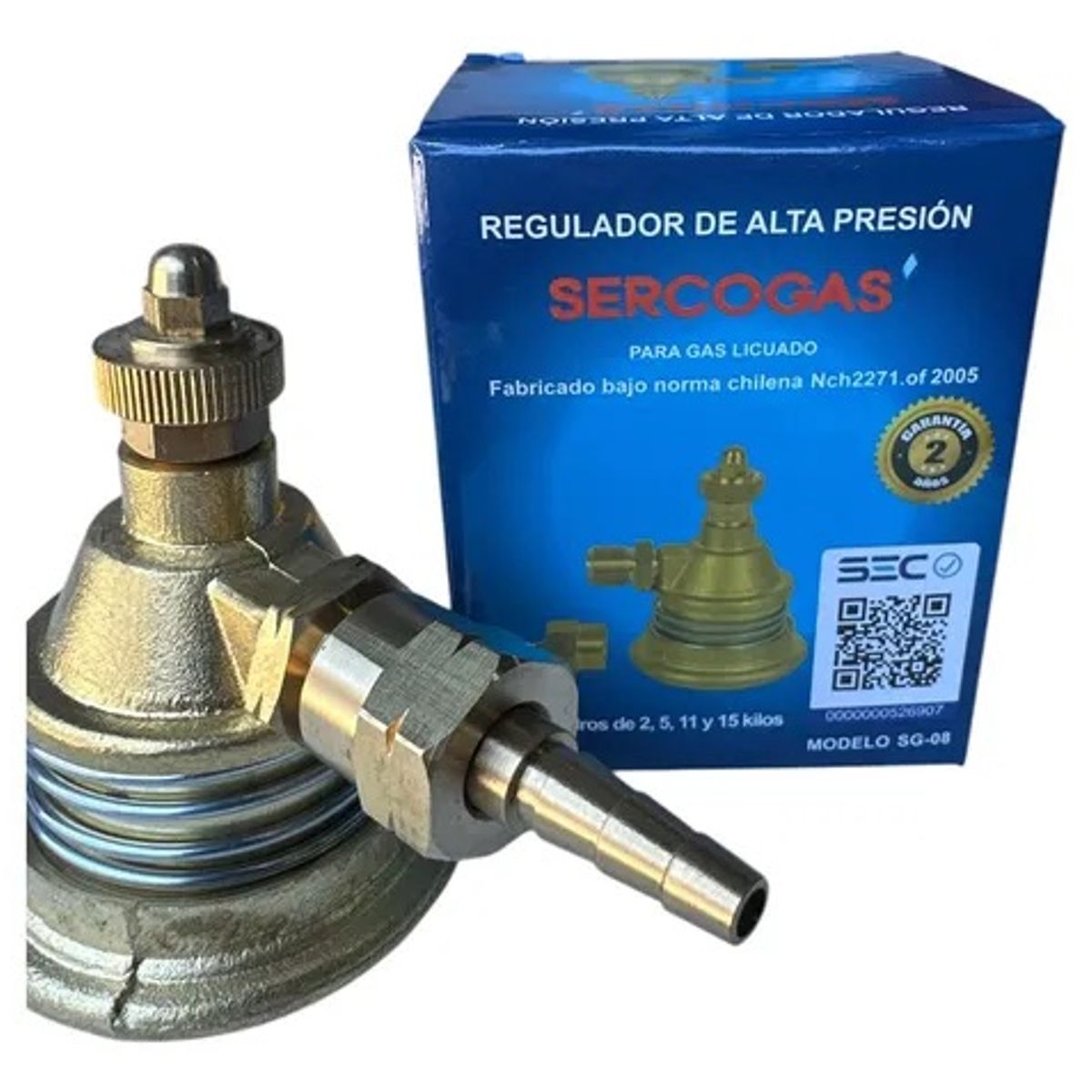 GENERICO - Regulador Alta Presion De Bronce Clasico Certificada SEC