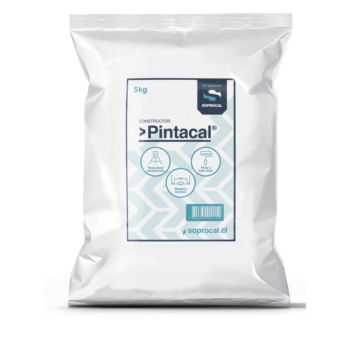 SOPROCAL - SOLO REGION METROPOLITANA - Cal para demarcar , trazar y pintar  PINTACAL 5 kg