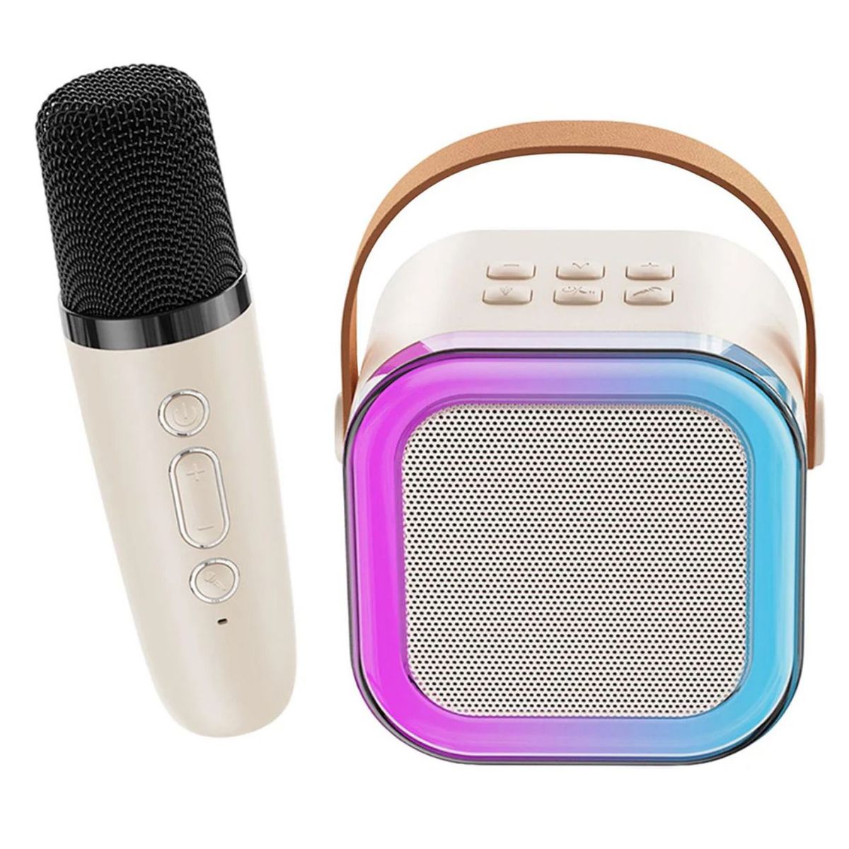 GENERICO - PARLANTE KARAOKE CON MICROFONO PORTATIL