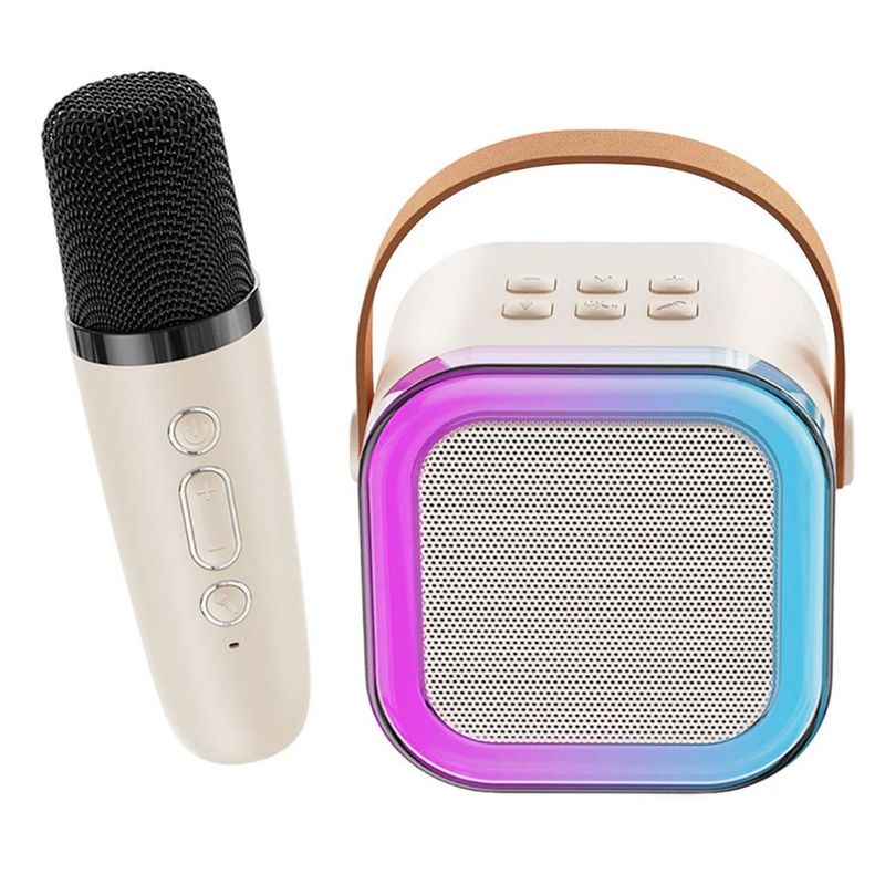 GENERICO - PARLANTE KARAOKE CON MICROFONO PORTATIL