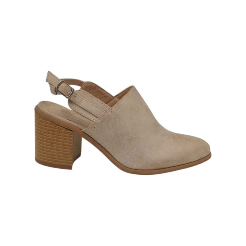 HERIEL - Zapato Beige Taco Mujer