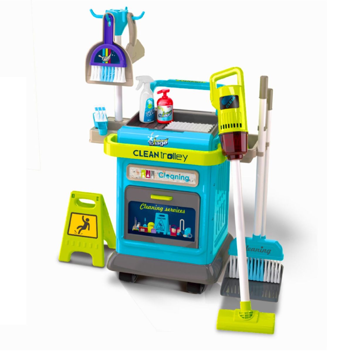 KIDSCOOL - Juego Carro De Limpieza Kids