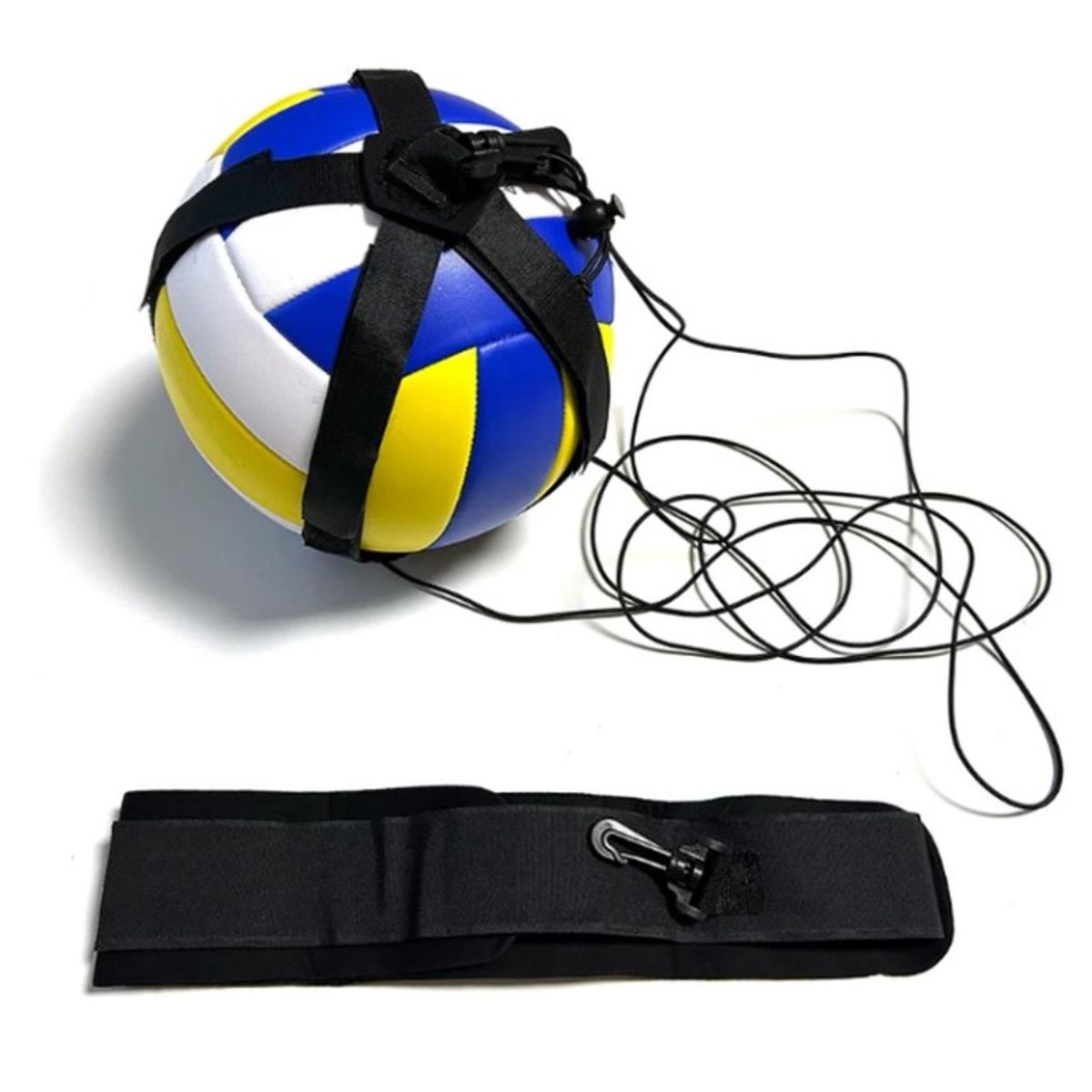 GENERICO - Cinturon Entrenamiento Futbol Cinturon Balon Entrenamiento Negro