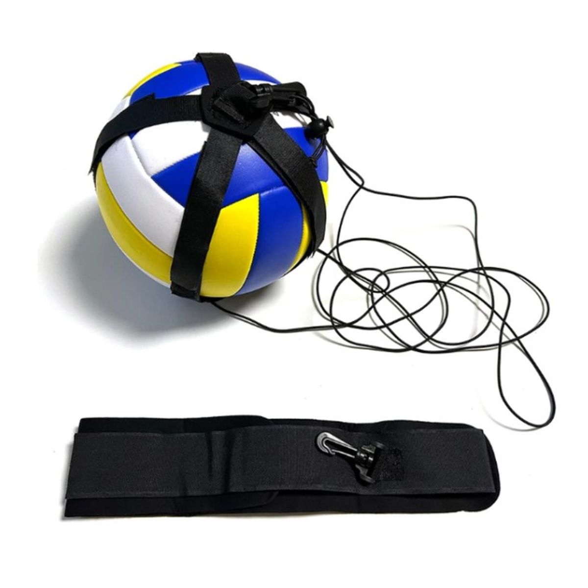 GENERICO - Cinturon Entrenamiento Futbol Cinturon Balon Entrenamiento Negro