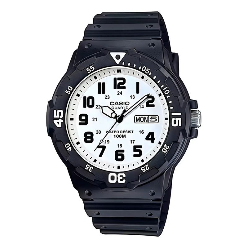 CASIO - Reloj Casio Hombre Mrw-200h-7bv Negrofondo Blanco