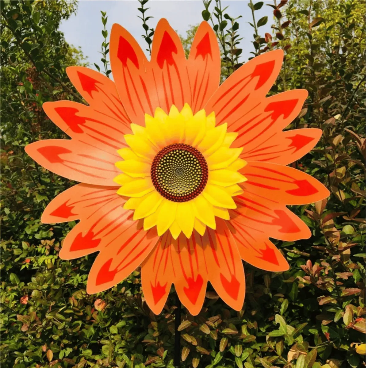 HOMESTAR - Remolino de Jardín 70 cm - Naranja