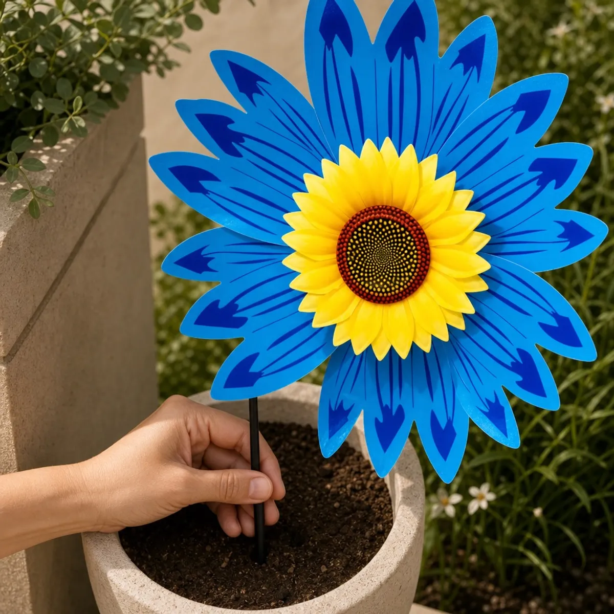 HOMESTAR - Remolino de Jardín 70 cm - Azul