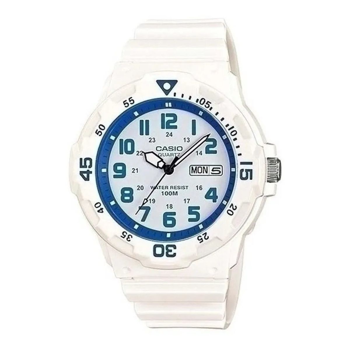 CASIO - Reloj Casio Mrw-200hc-7b2vdf Blanco Con Azul Blanco Azul Blanco