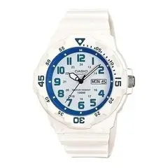 CASIO - Reloj Mrw-200hc-7b2vdf Blanco Con Azul Blanco Azul Blanco