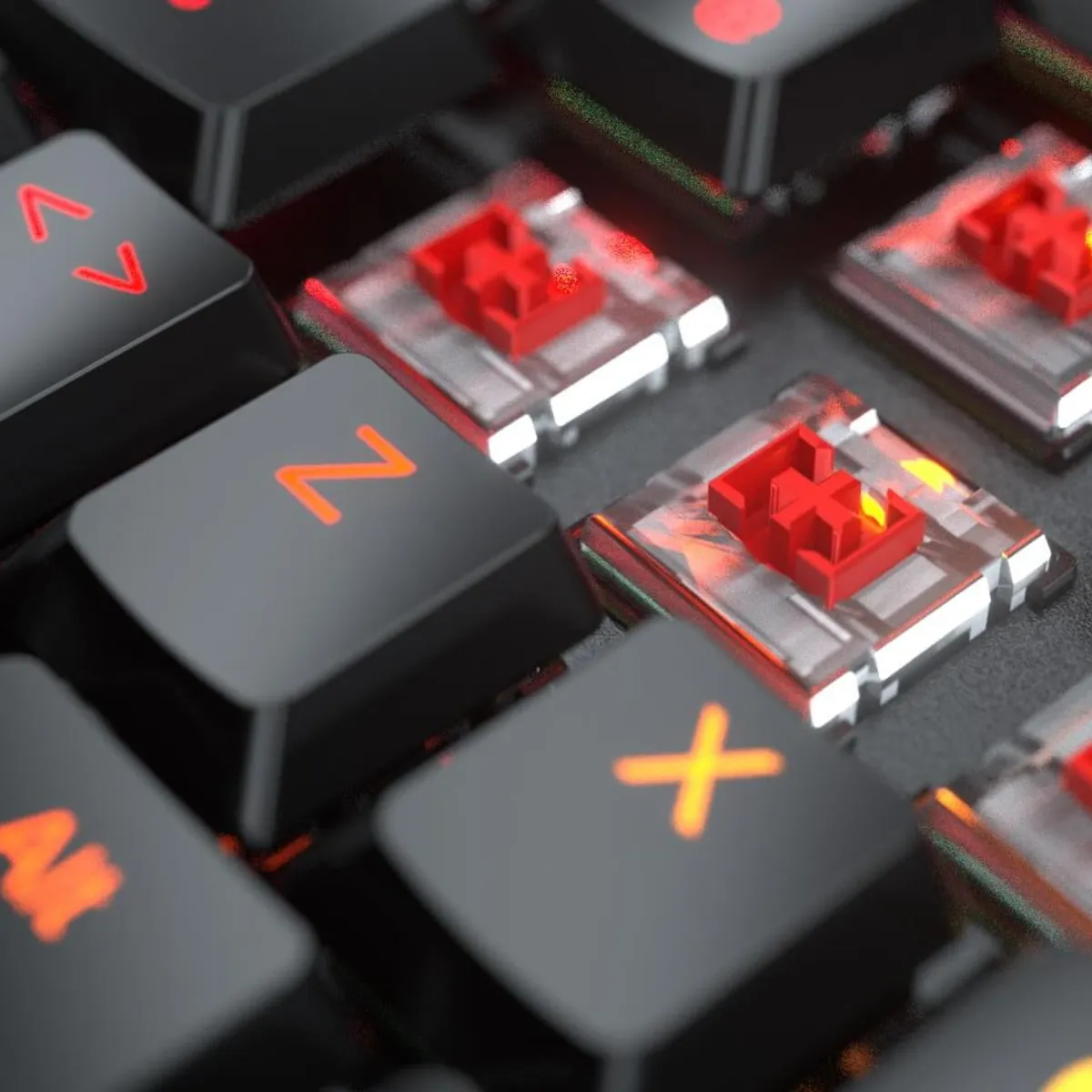 REDRAGON - Teclado Gamer Redragon Cableado Horus TKL K622SP Switch Red RGB Negro