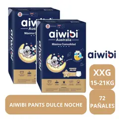 GENERICO - Pañal Aiwibi Maxima Comodidad Pants Xxg X 2 Paq (72und)