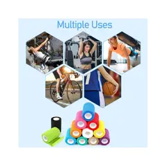 GENERICO - Venda Coban Autoadherente Colores 7.5 cm