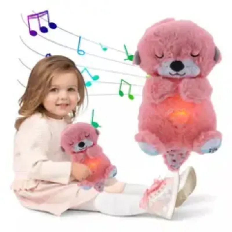 MOVI - PELUCHE NUTRIA DE APEGO  CON RESPIRACIÓN PARA NIÑA