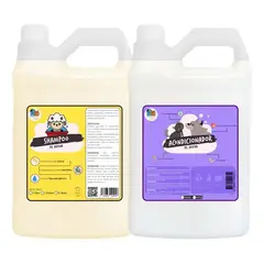 MASCOKITS - Kit Shampoo & Acondicionador Avena 1 Galón Perros & Mascotas