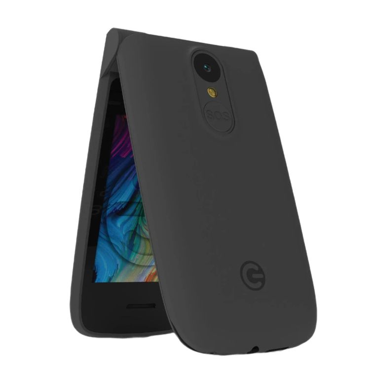Celular F11L Tipo Almeja para Adultos Mayores con Teclas Grandes Botón SOS