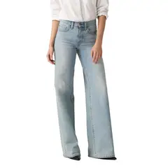 LEVIS - Jeans Mujer 728 Hr Wide Leg Celeste