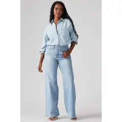 LEVIS - Jeans Mujer 318 Shaping Wide Leg Celeste